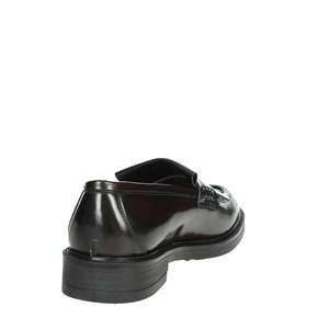 Mocassins pour homme Veni DP045 en cuir marron, chaussures formelles à semelle épaisse - Product Image 3