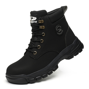 Scarpe Antinfortunistiche 679 in Pelle Scamosciata, Resistenti all'Olio, agli Acidi e agli Alcali, Antiperforazione, per Lavori Edili e Uso Quotidiano - Product Image 4