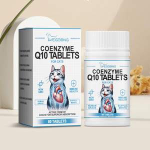 Comprimés à mâcher de coenzyme Q10 pour chats, favorisant la santé globale <span class=keywords><strong>et</strong></span> stimulant l'énergie - Product Image 1