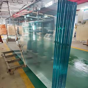 Verre feuilleté trempé transparent sur mesure pour mur-rideau et cabine de douche, verre de sécurité insonorisé - Product Image 2