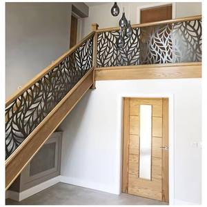 Pasamanos moderno <span class=keywords><strong>de</strong></span> hierro forjado para <span class=keywords><strong>escaleras</strong></span> Barandilla <span class=keywords><strong>de</strong></span> metal <span class=keywords><strong>de</strong></span> estilo abierto abatible para uso en villas - Product Image 5