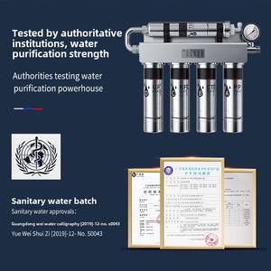 Filtro per Rubinetto da Cucina a Cinque Stadi con Ultrafiltrazione Manuale, Ecologico, in Acciaio Inox, per Bere Direttamente, Senza Spina, per Mamme e Bambini - Product Image 2