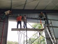 Estructura de Acero Ligero para Edificios Prefabricados, Estructura de Acero de Construcción Personalizada para Talleres y Almacenes