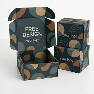 Custom Kraft Mailer Box Cardboard Corrugated Paper Mailing <b>Gift</b> Shoe Shipping With Logo Packaging Boxes - Product Image 1