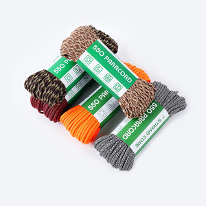 Cordon de parachute 550 série Dot, corde d'extérieur 100% polyester, 7 brins, 4 mm, <span class=keywords><strong>bracelet</strong></span> tressé, corde de 31 m, équipement d'extérieur EDC - Product Image 2