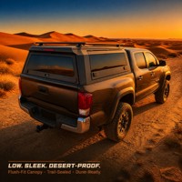 Couverture de benne rigide en aluminium pour Toyota Tacoma 5 pieds TRD, étanche et verrouillable, OEM ODM