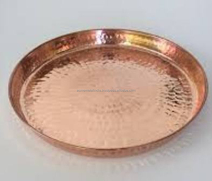 Bandeja para servir chocolate en cobre con diseño simple, perfecta para uso personalizado en la cocina y un elegante servicio de horneado - Product Image 4