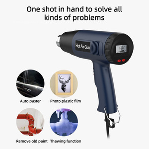 Pistolet thermique 1000W à température réglable pour le covering de voiture DIY et le film de pare-brise - Product Image 5