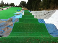 Tapis de ski artificiel pour piste sèche en PE, conception emboîtable pour usage extérieur, clubs de ski, sports, surface de ski artificielle, neige