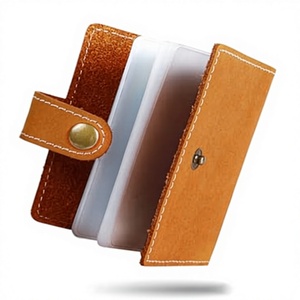 Porte-cartes fin en liège Kameto, capacité de 26 cartes, pour homme/femme, fermeture à bouton, petite taille - Product Image 1
