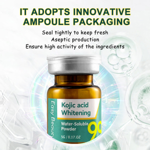 سيروم تفتيح البشرة بحمض الكوجيك + النياسيناميد مع أمبولات بودرة - خلاصة كورية مضادة للشيخوخة للوجه، يُفعل بالخلط، تركيبة نقية - Product Image 2