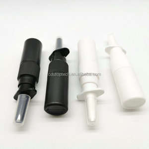 Vente en gros de flacons de vaporisateur nasal vides en plastique noir beige blanc HDPE de 5ml 0.17oz pour l'emballage de produits pharmaceutiques - Product Image 6