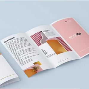 使用说明书印刷的促销折叠传单小册子，带定制印刷 - Product Image 5
