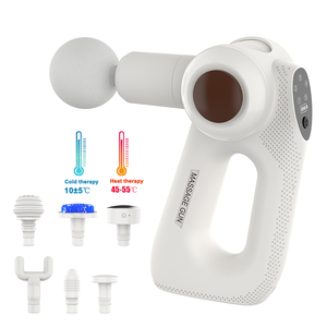 Pistola <span class=keywords><strong>de</strong></span> <span class=keywords><strong>Masaje</strong></span> Fascial <span class=keywords><strong>de</strong></span> Alta Calidad con 7 Cabezales, con Función <span class=keywords><strong>de</strong></span> Calor y Frío, 5 Modos <span class=keywords><strong>de</strong></span> <span class=keywords><strong>Masaje</strong></span> para Relajación <span class=keywords><strong>Muscular</strong></span> - Product Image 2