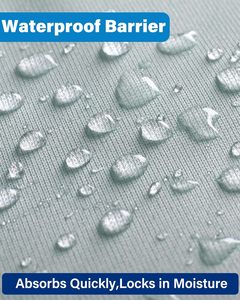 Sous-coussin hygiénique <span class=keywords><strong>lavable</strong></span> en machine absorbant durable, imperméable, sans odeur, protection nocturne, coussin <span class=keywords><strong>de</strong></span> lit réutilisable pour incontinence - Product Image 5