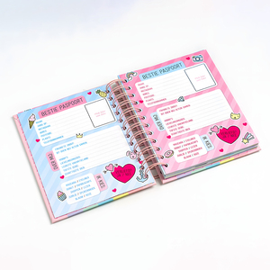 Agenda <span class=keywords><strong>personnalisé</strong></span> 2026, hebdomadaire/journalier/mensuel, reliure spirale, carnet <span class=keywords><strong>avec</strong></span> papier d'art pour étudiants - Product Image 4