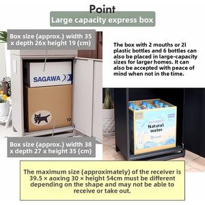 Armoire express en acier antirouille multicolore de style japonais Petite armoire postale extérieure à pieds Assemblage détachable Boîtes <span class=keywords><strong>aux</strong></span> <span class=keywords><strong>lettres</strong></span> faciles - Product Image 6