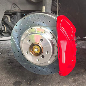 Kit d'étriers de <span class=keywords><strong>frein</strong></span> électriques intégrés de précision pour <span class=keywords><strong>Brembo</strong></span> F55 avant 6 pistons et arrière 4 pistons 395x36mm pour BMW X4 G02 F98 X3 G01 F97 - Product Image 5