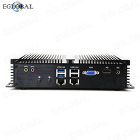 Computadora Industrial sin Ventilador EGLOBAL, Intel Core i3-10510U, DDR4, MSATA SSD, Win10, VGA, HD, WiFi, 6xCOM, GPIO, 2xRJ45 LAN, Mini PC Linux
