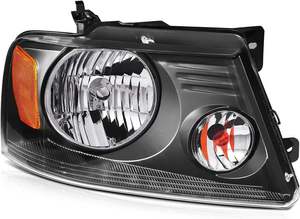 Faro Delantero para F150 2004-2008, Lámpara de 70W 12V Remanufacturada, <span class=keywords><strong>Reemplazo</strong></span> <span class=keywords><strong>LED</strong></span>/Halógeno para Reparación - Product Image 2