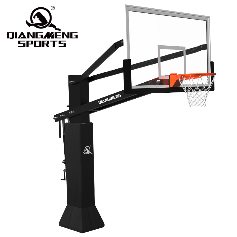 Adjustable In-ground Outdoor Basketball Hoop Stand With High Rebound Performance Basketball Hoop Stand