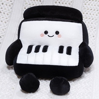 Peluche Nouveauté Grand Piano, Mini Clavier, Poupée en Peluche Thème Musical, Cadeau en Peluche pour Vente en Gros, Logo Brodé Personnalisé