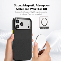 Coque de téléphone magnétique en TPU en gros, texture 3D, antidérapante, antichoc, avec logo personnalisé pour iPhone 18 17 16 Pro Max