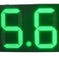 Panneau de taux de change des devises étrangères 32 43 50 pouces panneau LED indiquant le panneau d'affichage de publicité panneau de signe d'argent
