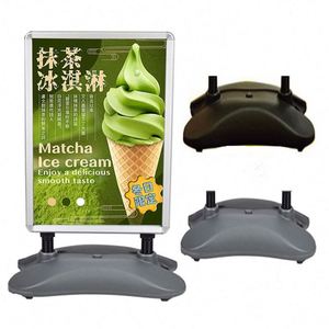 Soporte de Cartel Moderno y Ligero con Ruedas para Inyección de Agua, Tamaño A1, Personalizable para Uso en Interiores/Exteriores, Venta al por Mayor - Product Image 1