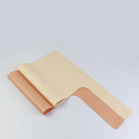 Tapis de chaise haute réutilisable en forme de U, 38 cm, imperméable, résistant à l'huile, flexible, pour table à manger bébé, tapis de chaise haute en silicone
