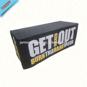 Housse de table personnalisée pour événements, impression par sublimation, polyester/coton, prix bas, directement de l'usine, couleurs et tailles personnalisées - Product Image 4
