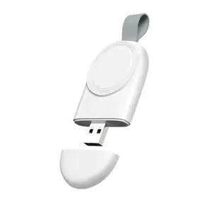 Portatile Mini peso leggero ricarica rapida Usb caricatore magnetico Wireless per Iwatch