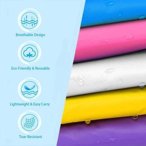 Thicker Lightweight Waterproof Windproof EVA Reusable Fashionable Gray <b>Raincoat</b> for Kids Outdoor Camping - Product Image 3