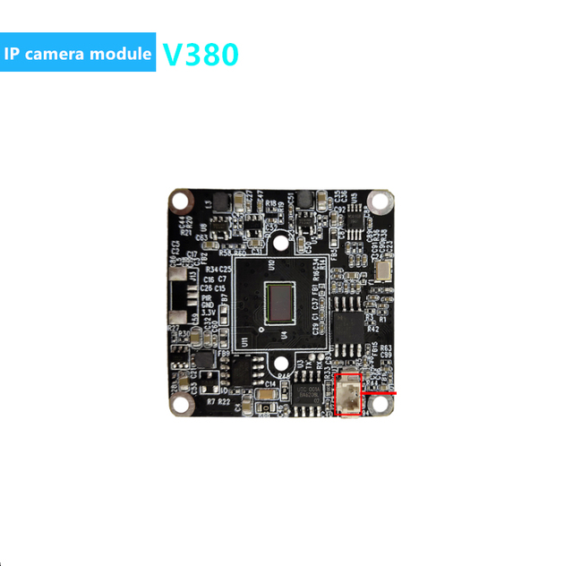 V380 Original Factory Cmos Ip Camera Modules Pcb Wireless Wifi Ip Module Cam Module Camera for V380