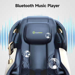 ब्लूटूथ ऑडियो और पैर मालिश के साथ अनुकूलन योग्य 3 डी शून्य गुरुत्वाकर्षण मालिश कुर्सी - Product Image 6