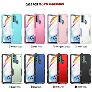 Lichicase Buena calidad TPU PC Combo Phone Case para Motorola Moto G <span class=keywords><strong>Play</strong></span> <span class=keywords><strong>2022</strong></span> Anti-knock Cover - Product Image 6