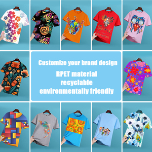 Camiseta de Malla de Poliéster 100% Reciclado de Alta Calidad de Secado Rápido para Hombre, con Logotipo Personalizado, Sublimación, Ecológica, Camisetas RPET Estampadas - Product Image 4