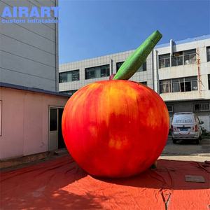 नई आकार गतिविधि इन्flatable लाल सेब, inflatable ताजे सेब फल गुब्बारा - Product Image 3