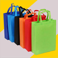 HUIMEI Ecologische Herbruikbare Non-Woven Draagtas voor Eten, Fruit & Snacks, Grote Capaciteit, met Aangepast Logo
