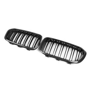 F20 Grill sec en Fiber de carbone pare-chocs avant calandre <span class=keywords><strong>grille</strong></span> maille Double lattes pour <span class=keywords><strong>Bmw</strong></span> série <span class=keywords><strong>1</strong></span> F20 LCI 2015-2020 - Product Image 4