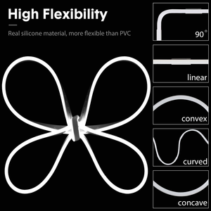 Đèn <span class=keywords><strong>Neon</strong></span> <span class=keywords><strong>LED</strong></span> Dẻo, Dải Trang Trí, Chống Nước, Có Thể Uốn Cong, Đèn <span class=keywords><strong>Neon</strong></span> Gương <span class=keywords><strong>LED</strong></span> Cho Thiết Kế Nội Thất - Product Image 2