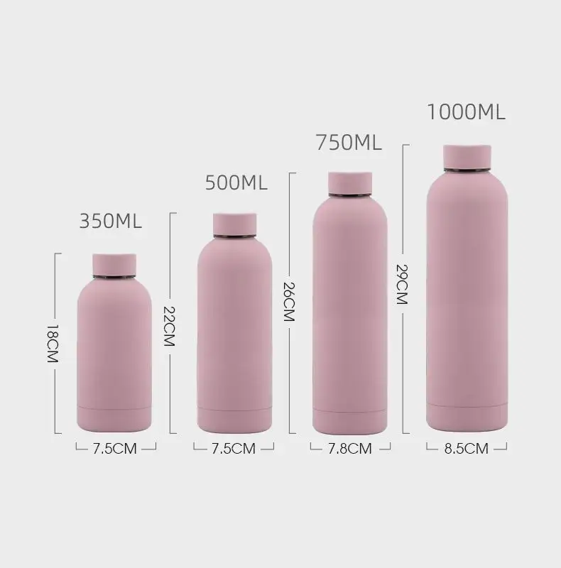 Botol air elektrik beraroma, Moq rendah karet panas Termos berkelanjutan dengan pod mulut kecil Termos vakum