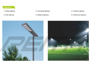 Lampadaire solaire LED DC 300W IP67, angle de faisceau 120°, en aluminium, avec support réglable, batterie au lithium 12V/36AH, garantie 3 ans, <span class=keywords><strong>REITA</strong></span> CE - Product Image 3