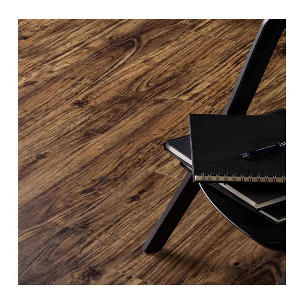 Holz Vinyl Kunststoff Anti-Rutsch-PVC Hochwertige dunkle Farbe SPC Bodenbelag Innen gebrauch Fliesen Eco Boden kleber Vinyl boden 8%-12%