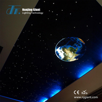 Panneau de plafond LED à fibres optiques de haute qualité pour un ciel étoilé, idéal pour les cinémas maison