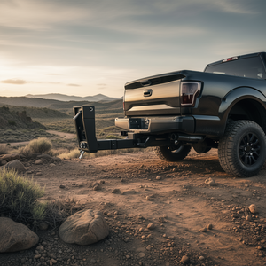 Rehausseur de attelage de 2 pouces, extension de 6 pouces de hauteur, adaptateur de 7 à 9 pouces, capacité de remorquage de 4000 lb avec goupilles incluses - Product Image 2