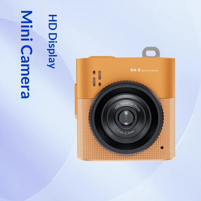 New Mini Thumb Camera Backpack Pendant Displacement Image Stabilization 1.4inch Screen 7.1x-16x Optical Zoom Can Digital Camera