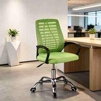Tissu de chaise d'ordinateur de bureau moderne rotatif ergonomique confortable à hauteur réglable de haute qualité