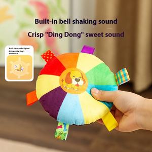 Groothandel Milieuvriendelijk Katoen Pluche Puppy Training Speelgoed Interactieve Piepende <span class=keywords><strong>Frisby</strong></span> Ring Speelgoed Voor Huisdieren - Product Image 3