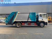 Camion compacteur Dongfeng 4x2 diesel manuel avec chargeur arrière pour la collecte des déchets et des ordures – Composants essentiels du moteur et de la boîte de vitesses